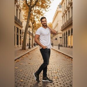 Reebok Brown and Black Sneakers